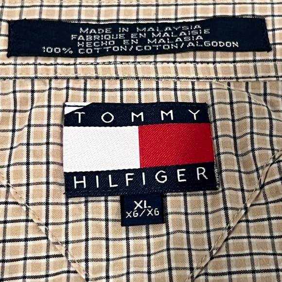 TOMMY Hilfiger men long sleeve button down shirt/size XL - Picture 3 of 9